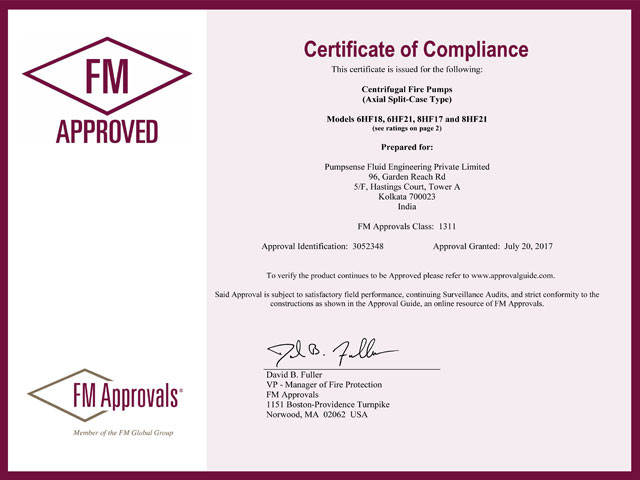 FM Phase 1 Certificate