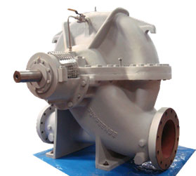 High speed mine dewatering pump- 8′x10′-26′. Double Volute Construction. Twenty units supplied to Atlas Mining in Philippines.