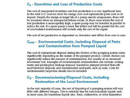 Downtime & Loss of Production Costs
